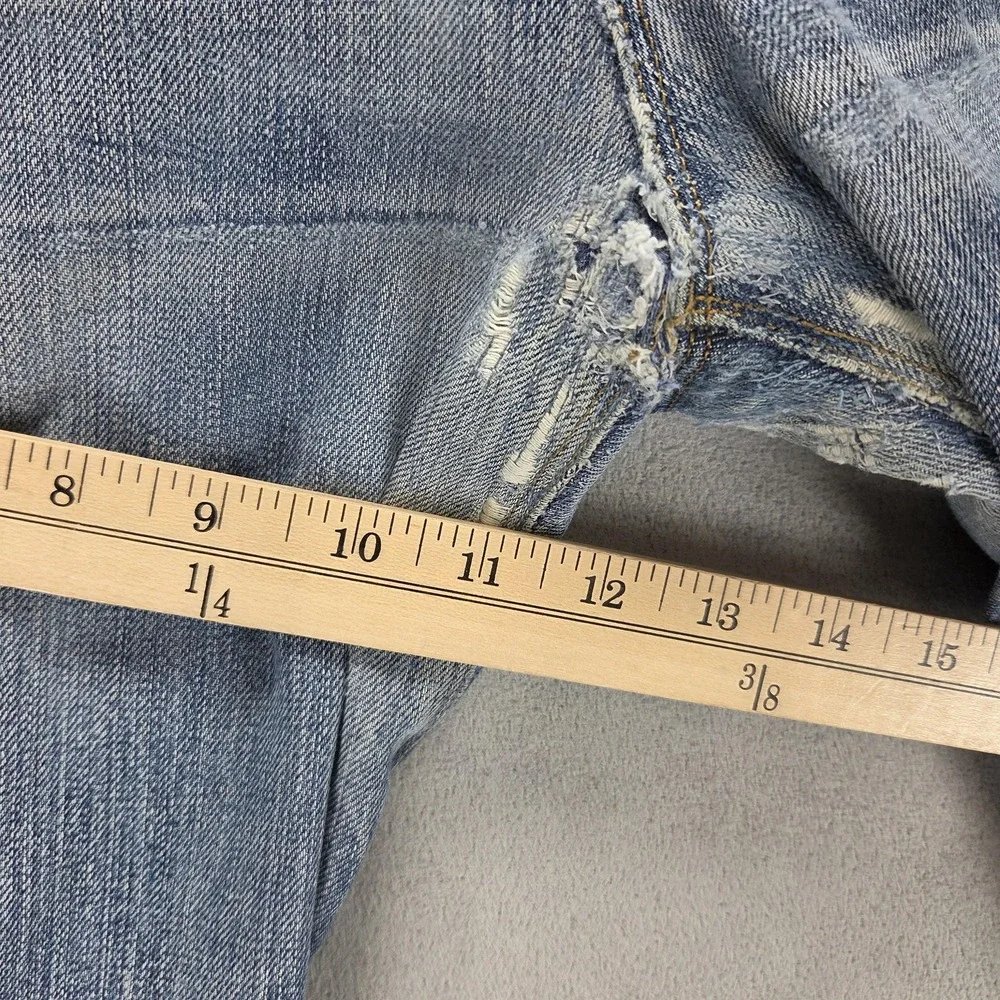 VTG Levis Engineered Jeans Mens Blue Buckle Back Twisted Button Fly Fits 33x30